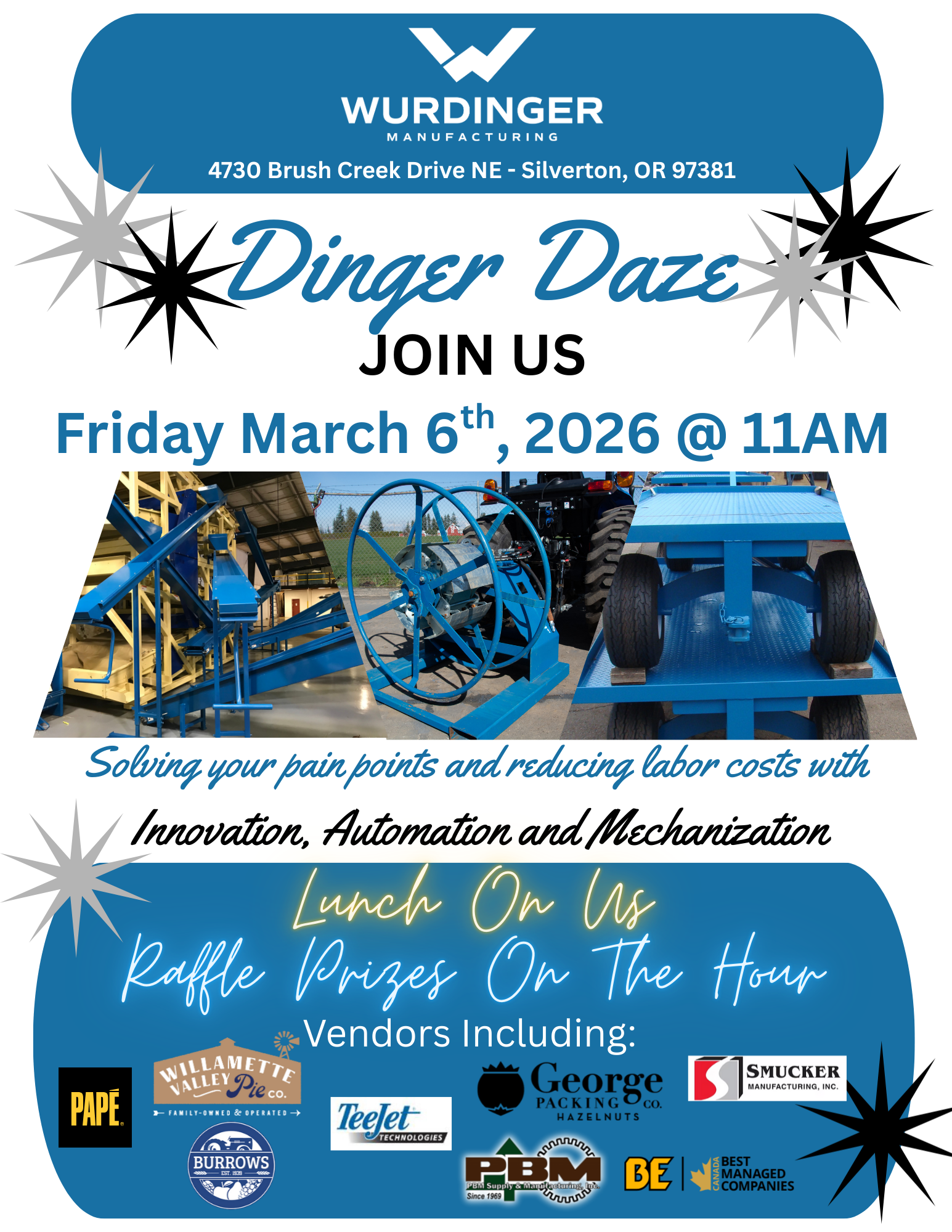 Dinger Daze In-House Event | Wurdinger Manufacturing